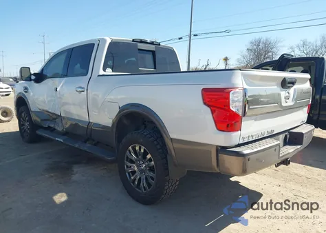 2016 Nissan Titan Xd Platinum Reserve Diesel z USA, uszkodzony, nr VIN 1N6BA1F4XGN513451